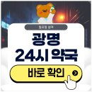 광명약국 | 광명 24시 약국 일요일 및 심야에도 근처 영업 중인 곳은?