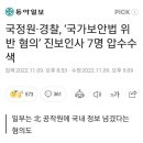 국가보안법 위반 혐의 압수수색 이미지