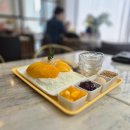 땡큐한 | [정자역 브런치] 분당 정자동 '땡큐한' 솔직 후기! 애플망고빙수와 브런치 맛집 (feat. 귀여운 상주견)