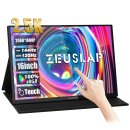 ZEUSLAP 16 인치 2.5K 144hz 터치 스크린 휴대용 모니터 2560*1600 100%sRGB 500Cd/m² 여행 디스플레 이미지