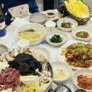 구천동가는길 | 무주 맛집 구천동맛집 무주리조트 맛집 능이버섯전골 송어회 후기