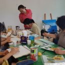 도전 수채화 이미지