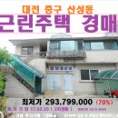 대전＜중구"근린주택"＞산성동"2층 상가주택"(2억9400만)0220-8565 이미지