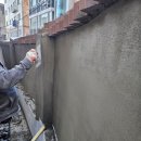 고산골 노후담장 벽 | 담장벽돌 미장작업