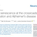 Cellular senescence at the crossroads of inflammation and Alzheimer's disea 이미지