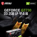 [VGA] MSI 지포스 GT730 D3 2GB LP 이미지