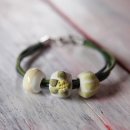 가죽 꽃팔찌 이미지