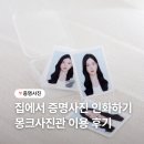 집에서 간편하게 증명사진 인화하는 법, 몽크사진관 이용 후기