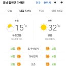 RE:5월23일(목)가야산의 절경- 천년의 시간 숨겨진보물(해인사 소리길) -공지사항&날씨예보 이미지