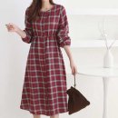 볼륨소매 스트링원피스 이미지