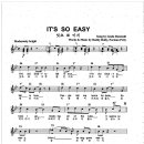 It's So Easy / Linda Ronstadt ( 악보 ) 이미지