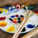 부드러운 색감, 오일 파스텔 이미지