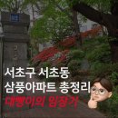 사평 3 원진경로당 | 서초구 서초동 삼풍아파트 총정리 및 임장 후기
