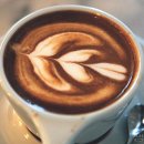 커피와 우유의 찰떡궁합 - 커피의 우유 거품 이미지