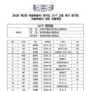 2학년 고등부 김상연, 이연재 선수 2026 제2회 서울특별시-경기도 U17 고등 축구 정기전 서울시 대표 선발 이미지