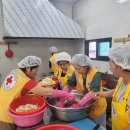 대천3동 적십자봉사회 한전산업개발(주) 신보령사업처 봉사단과 무료 배식봉사활동 펼쳐