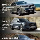 X5, GLE, Q7 비교 이미지