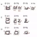한국인들마다 다르다는 ㅂ ㄹ ㅁ 쓰는법 이미지