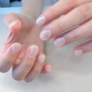 네일바이주(Nail by Ju) | 천호네일맛집 추천, 네일바이337에서 짧은 손톱 웨딩네일 받고 온 후기