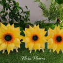 페이퍼플라워 주름지 해바라기 액자 이미지