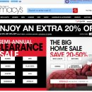 Macy&#39;s semi-annual clearance &amp; sale 및 extra savings!!! 이미지