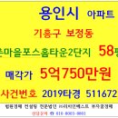 용인아파트경매 신촌마을포스홈타운2단지 58평형 2019-511672 기흥구 보정동 포스홈타운2단지아파트 신촌마을해솔공원 분당선 보정역 보정초교 이미지