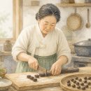 구절초 엿 — 살려고 별짓 다 한 지혜 이미지