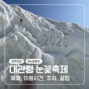 제일목장(2) | 2026 대관령 눈꽃축제 후기 꿀팁(시간, 주차, 입장료, 예매, 목장)