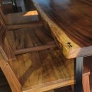 고성오일전문점 | 충남 천안으로 배달 완료한 우드슬랩테이블 ㆍ우드슬랩등받이벤치의자 ㆍ원목의자 배달후기