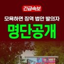긴급속보 / 모욕하면 징역 법안 발의자 명단공개 중국인 관광객 자국민 안전이 이미지