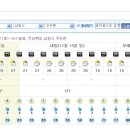 내일 지리산 주천 날씨 이미지