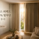 [후기] 사라하우스 퍼펙트 양면 100% 빛차단 암막커튼 1+1 거실 안방 커튼 사용 후기