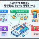 스마트폰을 활용한 애니메이션 | ◈ 스마트폰 앱 실행 속도 획기적으로 개선하는 최적화 가이드