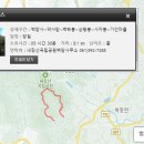 백양사 종주코스 이미지