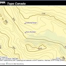 Re:캐나다 로키 - 앨버타주 등고선 지도 (밴프,재스퍼,요호,쿠트니 국립공원 지도) 이미지