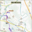 백마산 등산로 전경-①(쌍령동능선 : 새광주주유소 버스정류소~마름산 구간, 백마산 산행지도, 산행코스포함) 이미지