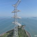 263m 철탑 세워 2㎞ 바다 넘었다…운남-안좌 송전선로 ‘무사고 완주’ 이미지