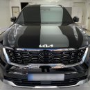 터보덴트 | 🚙 기아 2025년식 쏘렌토 조수석 뒷문 문콕 덴트복원 사례 | 고난이도 각진 부분 덴트 시공 후기