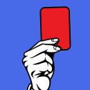 레드카드(red card)를 받고도 퇴장안해 관중석 야유가 !! 이미지