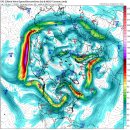 Rossby Wave가 초래한 북반구 대기순환 변화로 인한 날씨 추세 전환 이미지