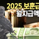 2025년 보훈급여금 월지급액 변동사항은? 이미지