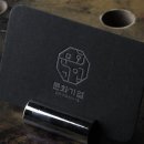 용지중학교 | 블랙용지에 레터프레스로 찍은 명함 어떠세요? 명함통의 레터프레스명함 제작후기