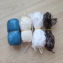 캘리네추럴 | 종이실 3종 비교 기록🧶 | 모아나실·히트스마일실·내츄럴라피 비교 (뜨개 기록 40)