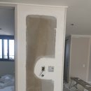 포레나부산덕천아파트경로당 | 부산 덕천동 덕천 포레나 아파트 모노스톤 라이트 그레이 실크벽지 도배 시공 후기 입니다^^