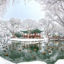 광한루원 서문 | 남원 설경 명소 광한루원 | 눈 속에 물든 전통의 아름다움