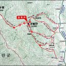 구봉산(1,002m,진안),천황사-돈내미재-8,7,6,5봉-천황암-윗양명주차장 이미지