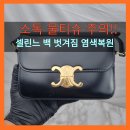 명품수성광택 | 명품가방 셀린느 트리옹프백 가죽가방 수선 색 빠짐 스크래치 부분염색 복원 전문으로 하는 명품 수선집...