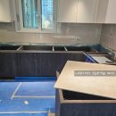 양덕동560 | LX하이막스 오로라크림(M670) 인조대리석 12T 광폭 싱크대상판 시공후기/ 마산롯데캐슬하버팰리스아파트