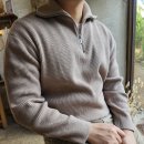 1901 | 남자친구, 남편 선물 추천 탑텐 에코소프트 하프집업 스웨터 MSF1ET1901A(블랙&amp;베이지 구매, 선물 후기)