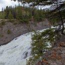 캐나다 앨버타주 벤프 보우 폭포 Bow Falls 이미지